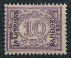 Holland-India 1922 Forgalmi bélyeg Mi 148 (Mi EUR 140.-) (törés / fold)