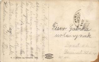 Balatonalmádi, Sirály, Fejős nyaraló, Tulipán nyaraló, villa, kikötő, gőzhajó, cukrászda (Rb)