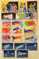 Több mint 300 külföldi gyufacimke + néhány száz bélyeg közepes berakóban