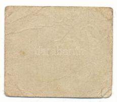 1920 k. Szeged 40f "Szegedi Közúti Vaspálya R.T." aprópénz helyettesítő jegy szárazbélyegz...