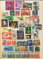 Néhány száz magyar és külföldi bélyeg 8 lapos közepes berakóban