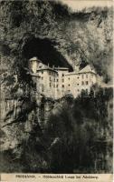 Predjama, Postojna; Höhlenschloss Luegg bei Adelsberg / cave castle (small tear)