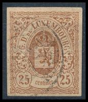 Luxemburg 1859 Forgalmi bélyeg Mi 8 (Mi EUR 350.-) garancia nélkül / no guarantee