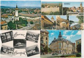 37 db MODERN erdélyi város képeslap az 50-es, 60-as évekből / 37 modern Transylvanian town postcards from the 50's and 60's
