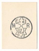 1920 k. Szerencs 20f "Szerencsi Cukorgyár" hátoldalán bélyegzéssel T:AU
Adamo SZR-2.4