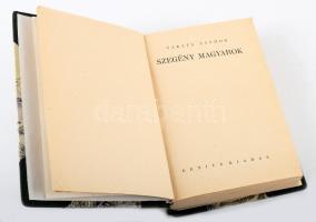 Takáts Sándor: Szegény magyarok. Bp., [1927]. Genius, (Korvin-ny.), 499+1 p. Első kiadás. Bekötött papírborítóval. Átkötött félvászon-kötésben.