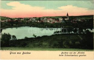 Buckow, von der Anhöhe beim Schweitzerhaus gesehen / general view