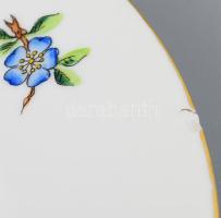 Herendi 2 darab eton mintás tál, lepattanással, d: 19 cm