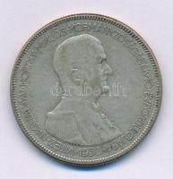1930. 5P Ag "Horthy jobbra" T:F, patina Adamo P8