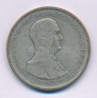 1930. 5P Ag "Horthy jobbra" T:F, patina Adamo P8
