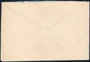 1946 (15. díjszabás) Svájcba küldött levél 5 millió P 8-as tömbbel bérmentesítve, legkevesebb címlet...