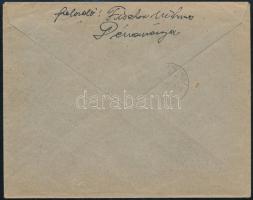 1945 (1. díjszabás) Ajánlott küldemény 3P készpénzes bérmentesítéssel, szükségragjeggyel "DÉVAV...