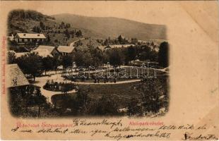 1898 Előpatak, Valcele; Alsó park részlet. Benkő M. kiadása / park (EK)