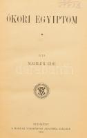 Mahler Ede: Ókori Egyiptom. Bp., 1909, MTA,(Hornyánszky-ny.), 4+335+1 p. "Méltóságos Dr. Fischer Colbrie Ágost püspök úr ajándéka" bejegyzéssel. [Fischer-Colbrie Ágoston (1863-1925) kassai püspök.] Kiadói aranyozott egészvászon-kötés, Müller-kötés, kissé kopott borítóval.