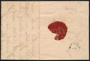 1863 15kr levélen "TIRNAU"