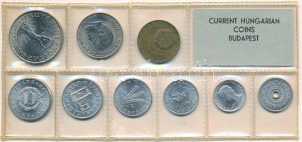 1975. 2f-10Ft (9xklf) érmés forgalmi sor fóliatokban T:UNC kis patina Adamo FO8