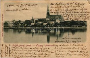 1902 Eszék, Essegg, Osijek; Gornji grad / Oberstadt. Eugen Selzer / látkép / general view (EB)