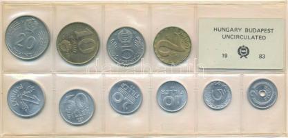1983. 2f-20Ft (10xklf) érmés forgalmi sor fóliatokban T:UNC kis patina Adamo FO16