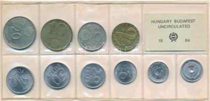 1984. 2f-20Ft (10xklf) érmés forgalmi sor fóliatokban T:UNC kis patina Adamo FO17