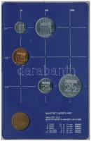 Hollandia 1986. 5c-2 1/2G (5xklf) forgalmi sor műanyag tokban, pénzverdei zsetonnal T:UNC, pici oxid...