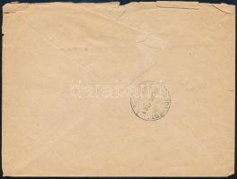 1926 Ajánlott Budapest helyi levél Koronás Madonna 2.500K és Pengő-fillér 8f vegyes bérmentesítéssel