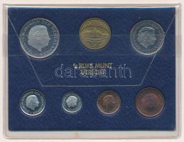 Hollandia 1980. 1c "Julianna" - 2 1/2G "Julianna" (6xklf) forgalmi sor műanyag t...