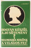 Hogyan készül a jó sütemény? Megmondja nekünk a világos fej! Dr. Oetker receptkönyv. 96p. Kiadói papírkötés, kissé sérült.