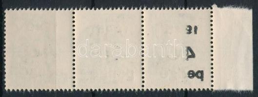1945 Kisegítő 40P/8f hármascsík részleges gépszínátnyomattal