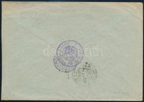 1923 Hivatalos levél 3 db Hivatalos bélyeggel