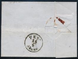 ~1864 5kr levélen "ÉRSEKÚJVÁR"