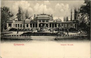 Kolozsvár, Cluj; Sétatéri kioszk / kiosk (fa)