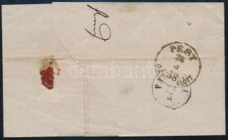 1868 5kr levélen "KUBIN"