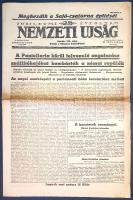 [II. Világháború] Nemzeti Ujság. 1943. június 16. (Napilap, XXV. évfolyam, 134. szám) "Megkezdi...