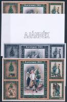 2021/13 Karácsony 4 darabos emlékív garnitúra (28.000)