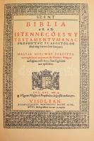 Vizsolyi Biblia. I-II. kötet. Bp., 1990, Helikon. Az 1590-ben Vizsolyban nyomtatott Károlyi-biblia r...