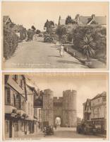 33 db RÉGI főleg használatlan külföldi város képeslap / 33 pre-1945 mostly unused foreign town postc...