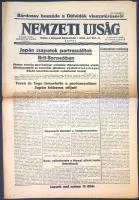 [II. Világháború] Nemzeti Ujság. 1941. december 17. (Napilap, XXIII. évfolyam, 287. szám) "Bárd...