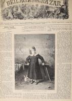 1876 A Bazar c. német magazin első féléves számai, bekötve / Half year issues of Bazar German magazi...