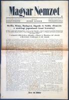 [II. Világháború] Magyar Nemzet. Pethő Sándor riportlapja. IV. évfolyam, 148. szám. (Napilap, 1941 j...