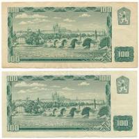 Csehszlovákia 1961(1990) 100K (2x: "G" + "X") T:F, egyik szép papír
Czechoslova...