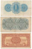 Ausztria / Szövetséges megszállás 1944. 50gr + 1Sch + 2Sch T:F,VG
Austria / Allied occupation 1944....