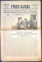 [II. Világháború] Friss Ujság. 1943. december 30. (Napilap, 48. évfolyam, 295. szám) "Németorsz...