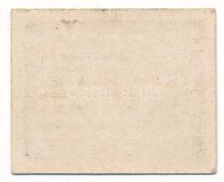 1919-1925. Budapest 20f "Általános Beszerzési és Szállítási Rt." hátlap üres, előlap aláír...