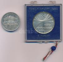 1975. 200Ft Ag "150 éves a Magyar Tudományos Akadémia (MTA)" eredeti, plombált "Magya...