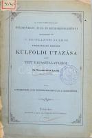 dr. Thanhoffer Lajos: A nagyméltóságú Földmíves-, ipar- és kereskedelemügyi miniszter úr ő excellentiájához tiszteletteljes jelentése külföldi utazása alatt tett tapasztalatairól .Bp., 1877. M. k. Egyetemi. 68p. Kissé sérült papírborítóval.