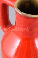 Retro iparművész kancsóváza, jelzett, hibátlan, m: 25 cm