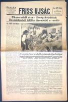 [II. Világháború] Friss Ujság. 1944. január 5. (Napilap, 49. évfolyam, 3. szám) "Elkeseredett o...
