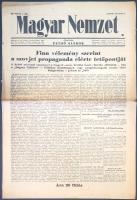 [II. Világháború] Magyar Nemzet. Pethő Sándor riportlapja. VII. évfolyam, 4. szám. (Napilap, 1944 ja...