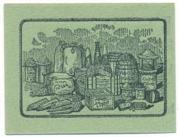 1920. Budapest "Veszprémi József fűszer és csemege üzlete" 10f fizetési jegy T:AU
Adamo O...