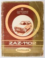 Zaporozsec használati utasítás. ZAZ-1102 katalogus 134p. Kopott borító